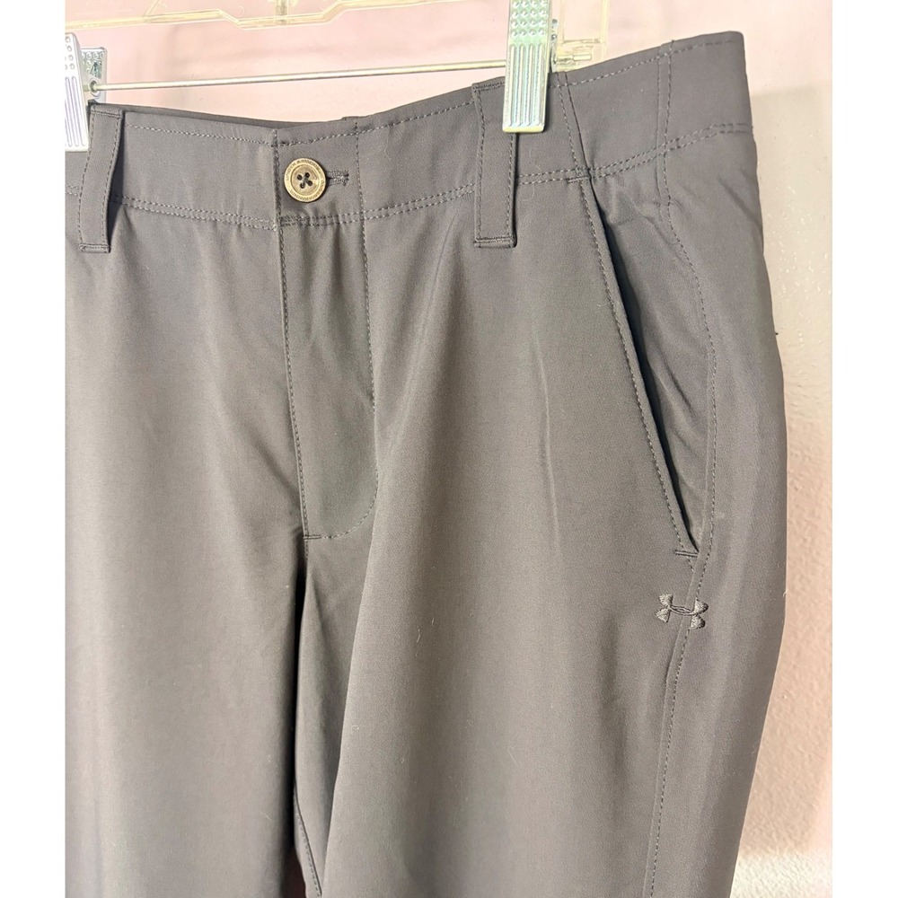 Under Armour All Season Golf Pants Loose Fit Black Chino 30/32 Stretch Casual - Picture 2 of 8
